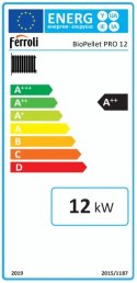 Piec Ferroli stalowy na pellet 12kW