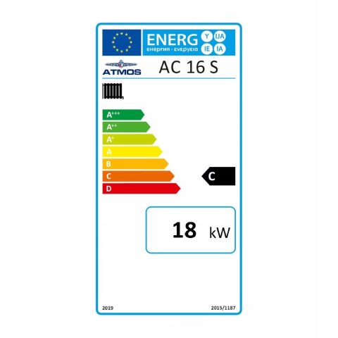 Kocioł na drewno 16 kW ATMOS AC 16S, zgazowywanie drewna i węgla, EcoDesign Kocioł na drewno 16 kW ATMOS AC 16S, zgazowywanie drewna i węgla, EcoDesign