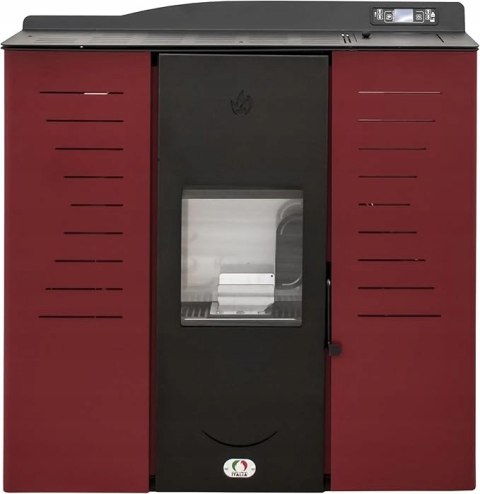 Piec na pellet Italia stalowy 22 kW z płaszczem wodnym 5 mocy Piec na pellet Italia stalowy 22 kW z płaszczem wodnym 5 mocy