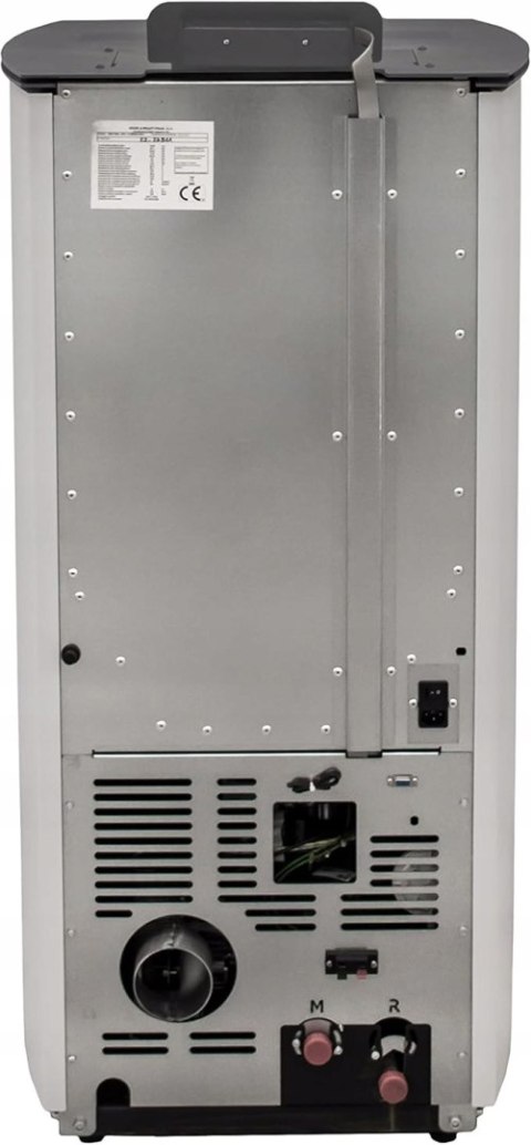 Piec na pellet Stufe Italia 20kw szary z płaszczem wodnym Wydajność 90% Piec na pellet Stufe Italia 20kw szary z płaszczem wodnym Wydajność 90%