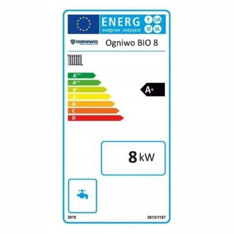 Piec stalowy na brykiet i drewno Ogniwo Bio 8 kW Piec stalowy na brykiet i drewno Ogniwo Bio 8 kW