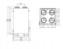 Rekuperator SPIROFLEX VENT CLEAR VD3 HE COMFORT pionowy SX-RVD3HEC