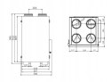 Rekuperator SPIROFLEX VENT CLEAR VD3 HR COMFORT pionowy SX-RVD3HRC