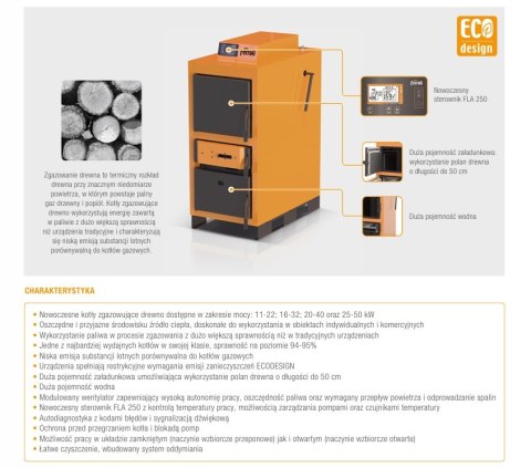 Kocioł Ferroli zgazowujący drewno (holzgas) CGF PRO 22 kW 23FGZ22 ZUM Kocioł Ferroli zgazowujący drewno (holzgas) CGF PRO 22 kW 23FGZ22 ZUM