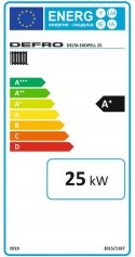 Kocioł na pellet DELTA EKOPELL 25 kW - wersja lewa Defro KCO-D-25-EP-L