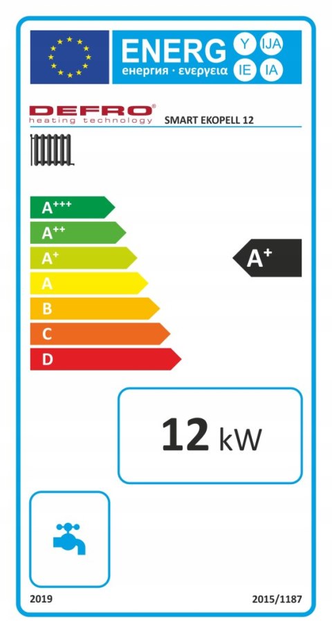 Kocioł na pellet SMART EKOPELL 12 kW - wersja prawa Defro KCO-SMP-12-P Kocioł na pellet SMART EKOPELL 12 kW - wersja prawa Defro KCO-SMP-12-P