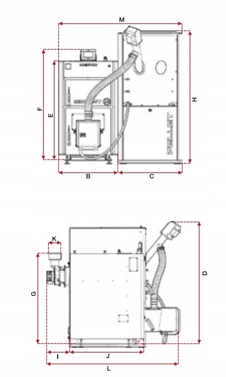 Kocioł na pellet SMART EKOPELL 24 kW - wersja prawa Defro KCO-SMP-24-P Kocioł na pellet SMART EKOPELL 24 kW - wersja prawa Defro KCO-SMP-24-P