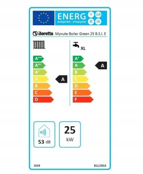 Piec Beretta dwufunkcyjny stalowy na gaz 25 kW 0142451 Piec Beretta dwufunkcyjny stalowy na gaz 25 kW 0142451