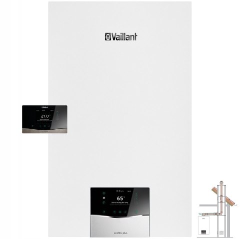 Piec Kocioł Vaillant dwufunkcyjny VCW 32CS/1-5 (N-PL) z regulatorem VRC 720 Piec Kocioł Vaillant dwufunkcyjny VCW 32CS/1-5 (N-PL) z regulatorem VRC 720