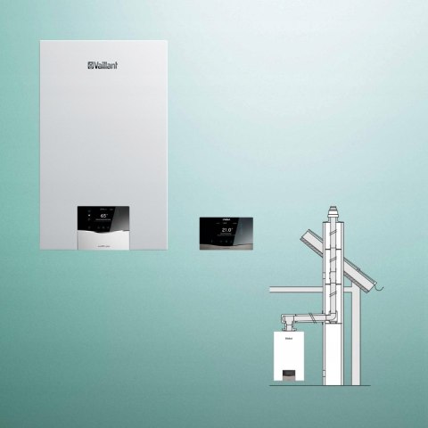 Piec Kocioł Vaillant dwufunkcyjny VCW 32CS/1-5 (N-PL) z regulatorem VRC 720 Piec Kocioł Vaillant dwufunkcyjny VCW 32CS/1-5 (N-PL) z regulatorem VRC 720