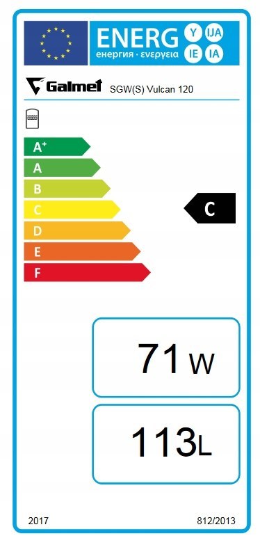GALMET WYMIENNIK Z WĘŻOWNICĄ SPIRALNĄ 120L SGW(S), 26-125500 GALMET WYMIENNIK Z WĘŻOWNICĄ SPIRALNĄ 120L SGW(S), 26-125500