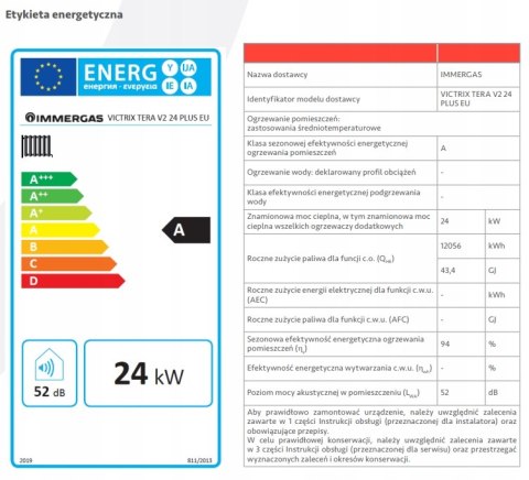 Kocioł kondensacyjny Immergas 24 kW Kocioł kondensacyjny Immergas 24 kW