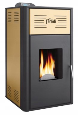 PIEC KOCIOŁ FERROLI BRETA NA PELLET 12kW Z PŁASZCZEM WODNYM