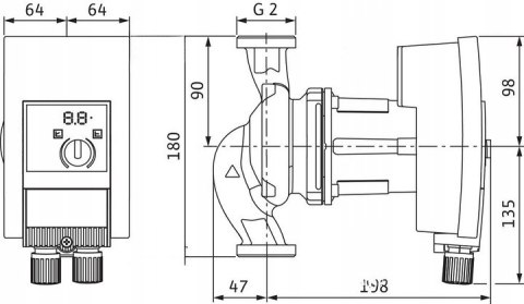 POMPA OBIEGOWA YONOS MAXO 30/0,5-12 WILO 1/4" 2120644 POMPA OBIEGOWA YONOS MAXO 30/0,5-12 WILO 1/4" 2120644