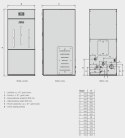 Piec, Kocioł Ferroli na pellet 12 kW + zasobnik 107