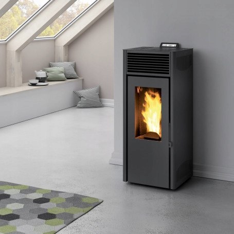 Piec stalowy Nola 10 kW szary 112 x 46 x 50cm, 3244336418185 Piec stalowy Nola 10 kW szary 112 x 46 x 50cm, 3244336418185