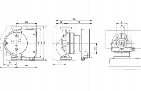Pompa Magna1 32-120 180 1x230V PN10, 99221281 Pompa Magna1 32-120 180 1x230V PN10, 99221281