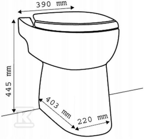 Rozdrabniacz w misce sanicompact c43(wc+umywalka), C43LV Rozdrabniacz w misce sanicompact c43(wc+umywalka), C43LV