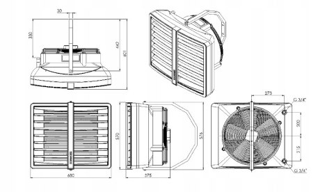 Nagrzewnica wodna HEATER CONDENS CR2 (15-50 kW) Nagrzewnica wodna HEATER CONDENS CR2 (15-50 kW)
