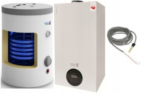 Pakiet MS Termoheat Rondo 140: kocioł 25kW, zbiornik 140l, czujnik cwu Pakiet MS Termoheat Rondo 140: kocioł 25kW, zbiornik 140l, czujnik cwu