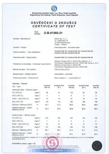 Piec Kocioł Pereko jednofunkcyjny stalowy na pellet 10 kW Piec Kocioł Pereko jednofunkcyjny stalowy na pellet 10 kW