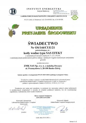 Piec Kocioł klasy 5 Sas Efekt 17Kw prawy na ekogroszek Piec Kocioł klasy 5 Sas Efekt 17Kw prawy na ekogroszek