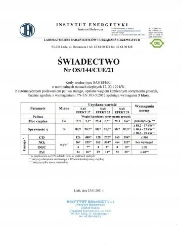 Piec Kocioł klasy 5 Sas Efekt 17Kw prawy na ekogroszek Piec Kocioł klasy 5 Sas Efekt 17Kw prawy na ekogroszek