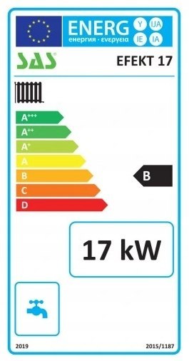 Piec Kocioł klasy 5 Sas Efekt 17Kw prawy na ekogroszek Piec Kocioł klasy 5 Sas Efekt 17Kw prawy na ekogroszek