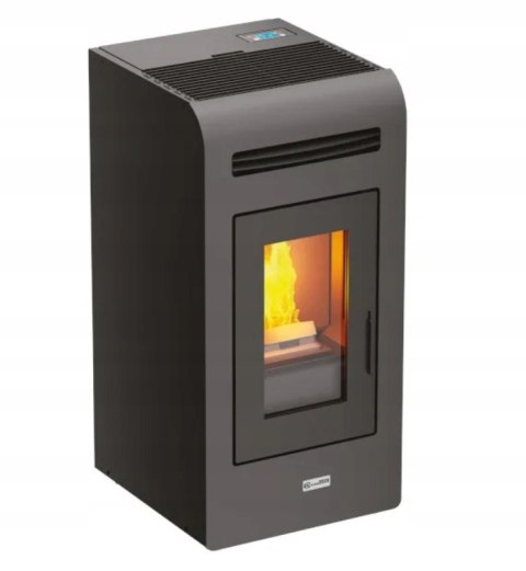 Piec piecyk na pellet Canadian 14 kW z nadmuchem czarny kanałowy Piec piecyk na pellet Canadian 14 kW z nadmuchem czarny kanałowy