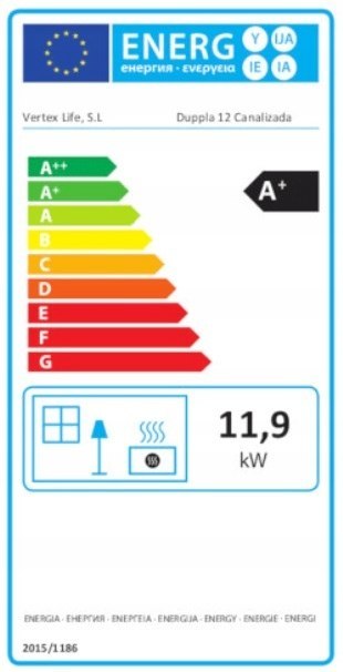 Piec piecyk na pellet Duppla 12 kW z nadmuchem i Wi-Fi Piec piecyk na pellet Duppla 12 kW z nadmuchem i Wi-Fi