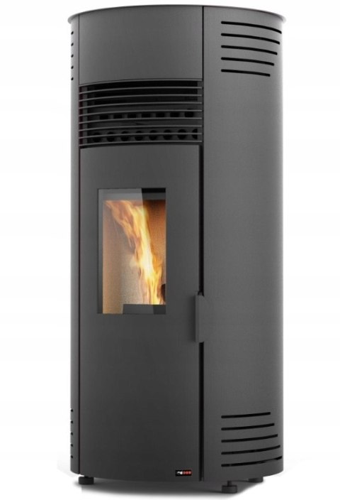 Piec piecyk na pellet REDPOD Indie 9 kW kolor czarny z nadmuchem kanałowy Piec piecyk na pellet REDPOD Indie 9 kW kolor czarny z nadmuchem kanałowy