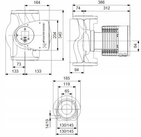 Pompa obiegowa Grundfos MAGNA3 65-120 F PN6/10 Grundfos 97924298 Pompa obiegowa Grundfos MAGNA3 65-120 F PN6/10 Grundfos 97924298