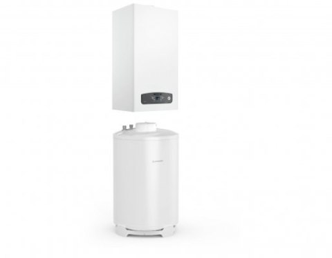 Zestaw Kocioł Cares S System 24 INOX zasobnik BCH EE 120l czujnik Zestaw Kocioł Cares S System 24 INOX zasobnik BCH EE 120l czujnik