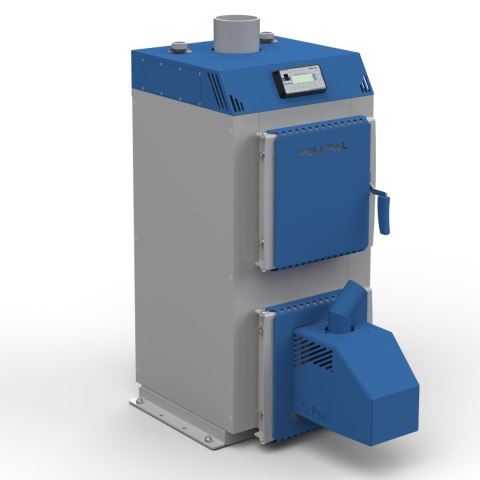 Kocioł na pellet PELLPAL 24 kW sterownik dotykowy LCD 5 Klasa EcoDesign ZUM