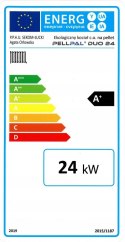 Kocioł na pellet PELLPAL DUO 24 kW - 5 Klasa EcoDesign sterownik LCD ZUM