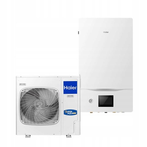 POMPA CIEPŁA Split Haier Ogrzewanie SUPER AQUA 10 kW CO+CWU Ciche Grzanie POMPA CIEPŁA Split Haier Ogrzewanie SUPER AQUA 10 kW CO+CWU Ciche Grzanie