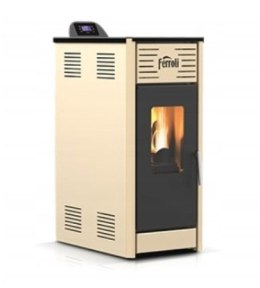 Piec Ferroli Breta Pellet 8 kW stalowy z płaszczem wodnym