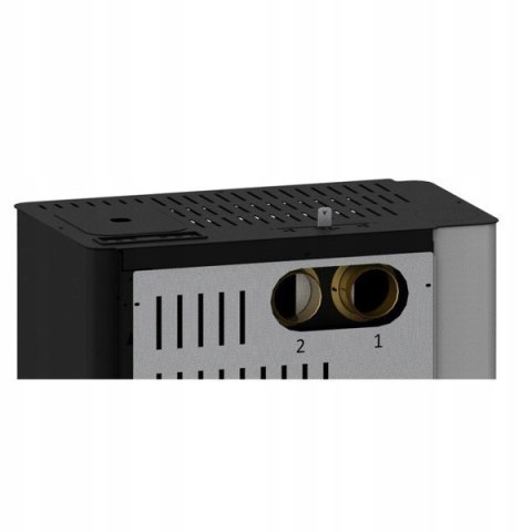 Piec piecyk kominek na pellet Eva Calor Nella 9 kW SLIM DGP czarny Piec piecyk kominek na pellet Eva Calor Nella 9 kW SLIM DGP czarny