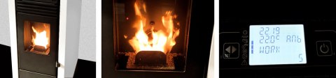 Piec piecyk na pellet Marisa 9kW AUTOMAT z pilotem Piec piecyk na pellet Marisa 9kW AUTOMAT z pilotem