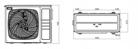 Pompa Ciepła Split Haier SUPER AQUA 6 kW CO+CWU Pompa Ciepła Split Haier SUPER AQUA 6 kW CO+CWU