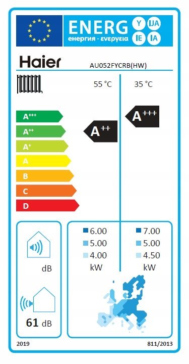 Pompy ciepła monoblok Haier Super Aqua 5 kW AU052FYCRB(HW) Pompy ciepła monoblok Haier Super Aqua 5 kW AU052FYCRB(HW)
