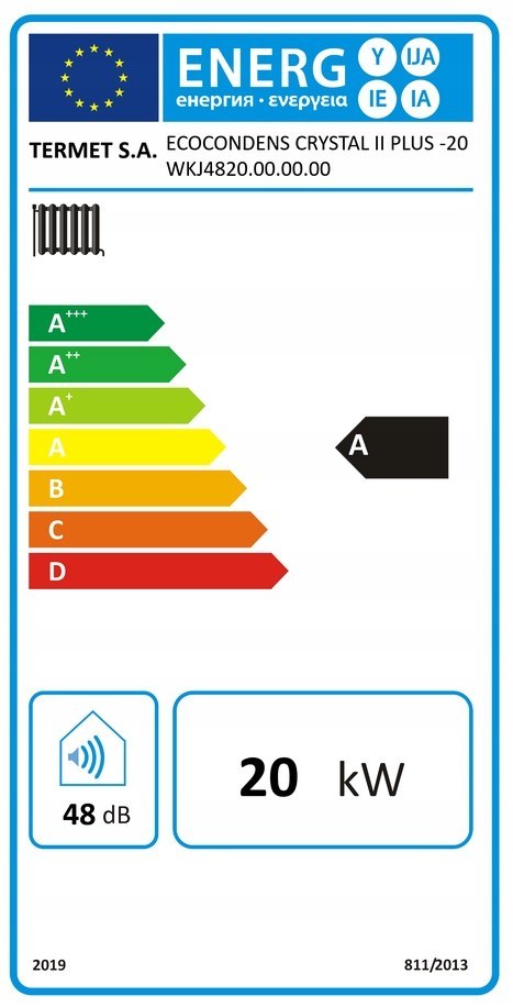 TERMET KOCIOŁ 1-F ECOCONDENS CRYSTAL II PLUS 20 KW TERMET KOCIOŁ 1-F ECOCONDENS CRYSTAL II PLUS 20 KW