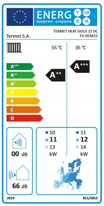 TERMET POMPA CIEPŁA MONOBLOCK HEAT GOLD 15 DC 17,6 kW TERMET POMPA CIEPŁA MONOBLOCK HEAT GOLD 15 DC 17,6 kW