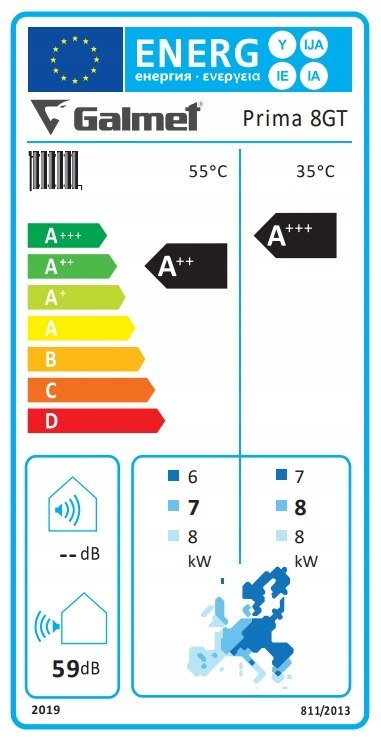 GALMET Pompa ciepła powietrzna monoblok Prima 8 GT - 8,4 kW + TG-200 + B-60 GALMET Pompa ciepła powietrzna monoblok Prima 8 GT - 8,4 kW + TG-200 + B-60