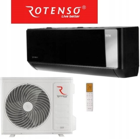 KLIMATYZATOR ROTENSO TETA MIRROR 3,5KW DO GRZANIA SPLIT KLIMATYZATOR ROTENSO TETA MIRROR 3,5KW DO GRZANIA SPLIT