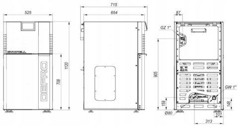 Kocioł peletowy Evopell 15kW Defro EVOPELL 15 Kocioł peletowy Evopell 15kW Defro EVOPELL 15