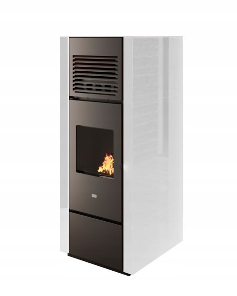 Piec piecyk na pellet Eva Calor Nia 15 kW z DGP czarny biały bordowy Piec piecyk na pellet Eva Calor Nia 15 kW z DGP czarny biały bordowy