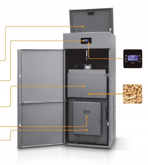 KOCIOŁ PIEC NA PELLET FERROLI BIOPELLET PRO 24KW ZUM KOCIOŁ PIEC NA PELLET FERROLI BIOPELLET PRO 24KW ZUM
