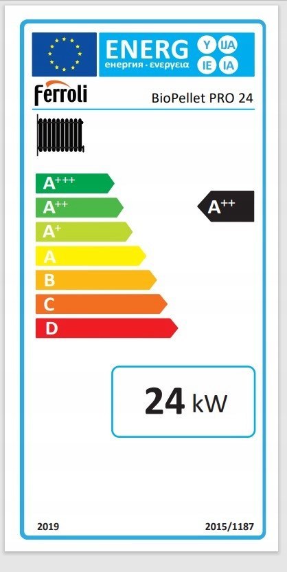 KOCIOŁ PIEC NA PELLET FERROLI BIOPELLET PRO 24KW ZUM KOCIOŁ PIEC NA PELLET FERROLI BIOPELLET PRO 24KW ZUM