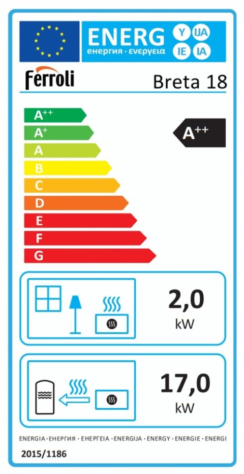 KOMINEK PIEC KOCIOŁ FERROLI BRETA PELLET 18 kW Z PŁASZCZEM WODNYM KOMINEK PIEC KOCIOŁ FERROLI BRETA PELLET 18 kW Z PŁASZCZEM WODNYM